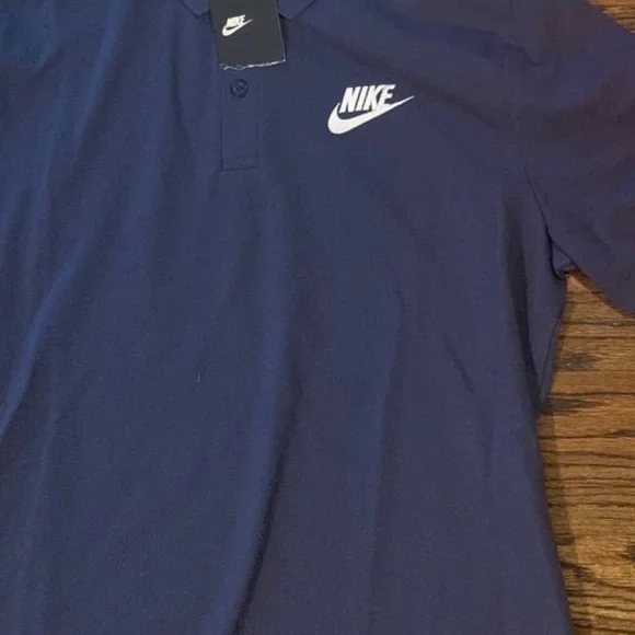 Nike New Mens Navy Blue Polo shirt - Picture 3 of 3